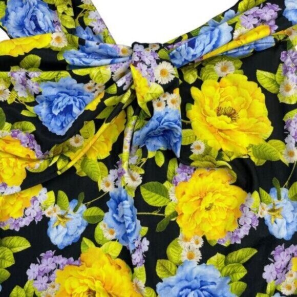 NEW ZARA Printed Knot Floral Bodysuit Size Small - Picture 9 of 9